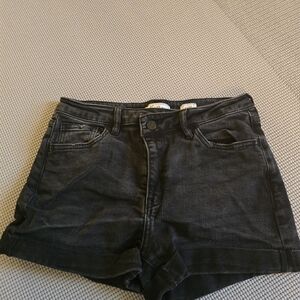 KanCan Dark Gray Jean Shorts